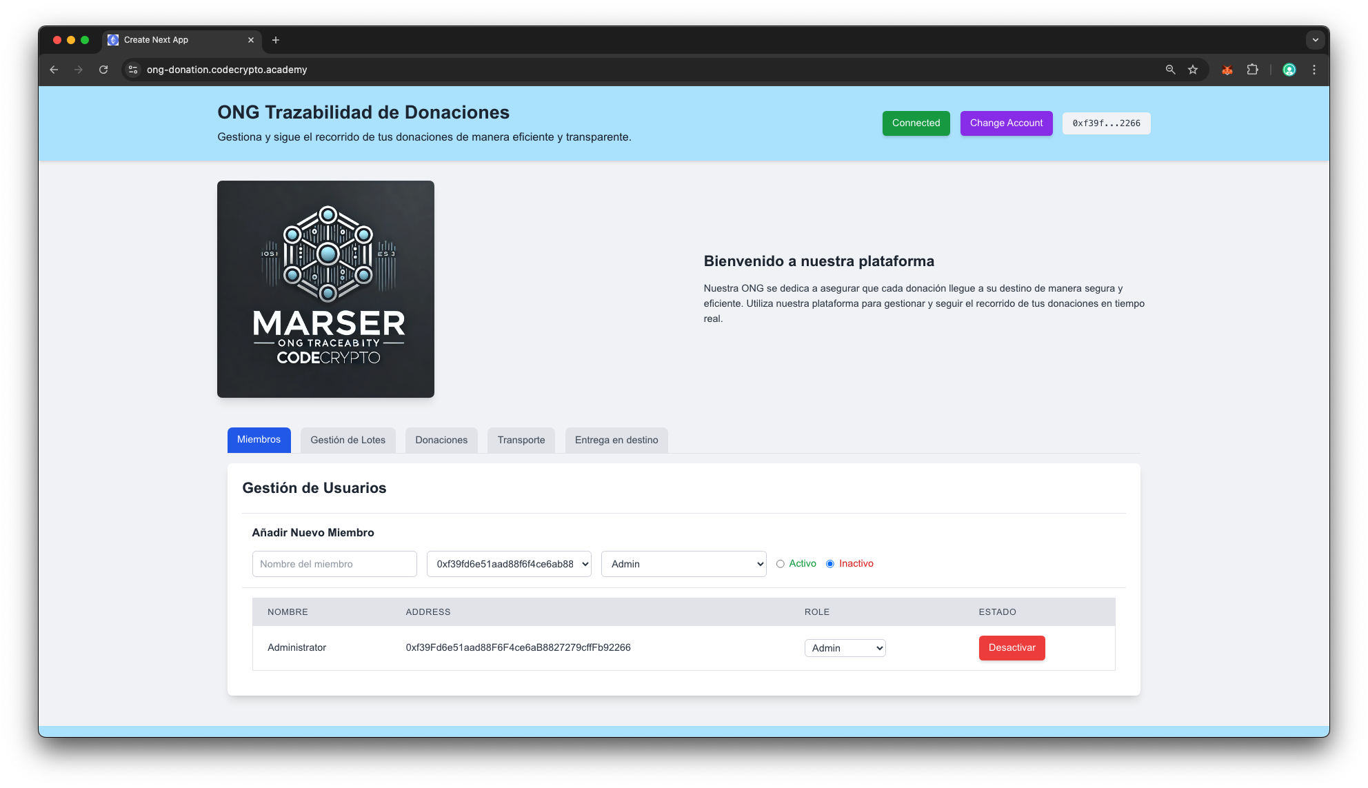 Proyecto blockchain de alumno 12