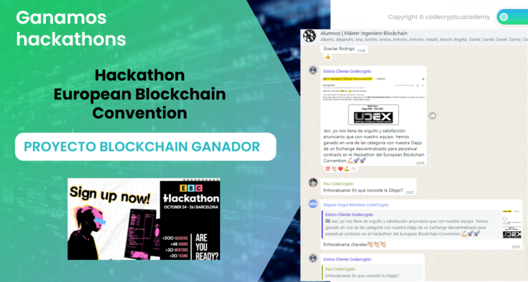 Comunidad CodeCrypto en hackathon